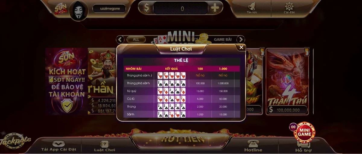 Chọn sân chơi mini poker uy tín