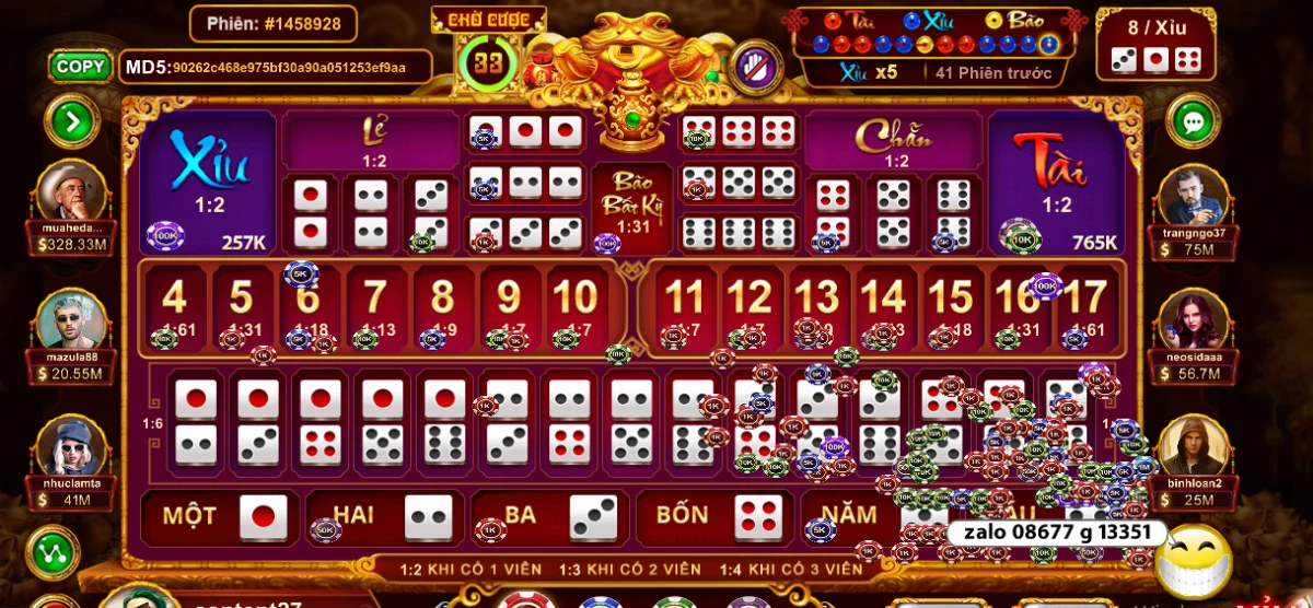 Hướng dẫn cách chơi game đánh bài Sicbo tại casino cổng game Sunwin