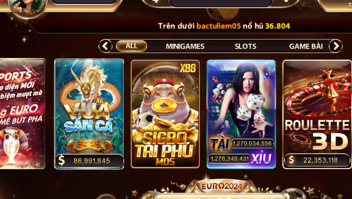 Đặc điểm game sicbo tài phú có trên Sunwin live