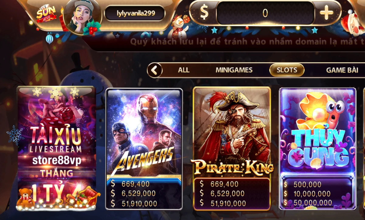 Khái quát về kho game Avengers của cổng game Sunwin