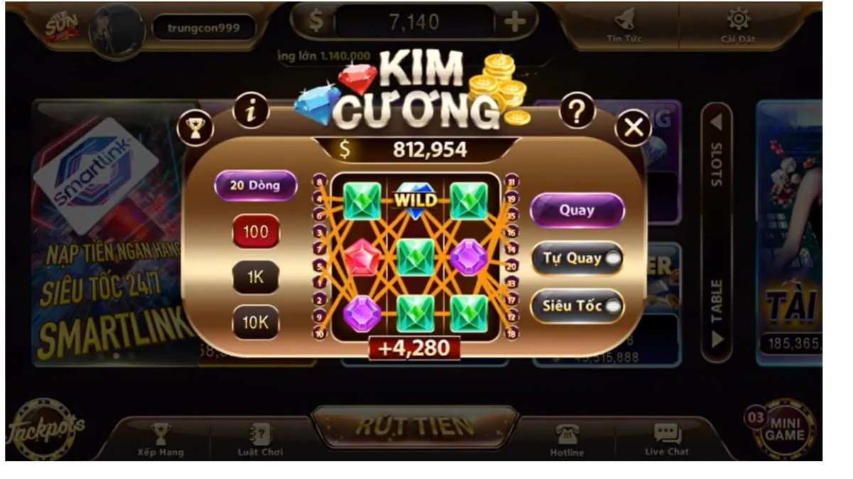 Luật chơi nổ hũ kim cương trên cổng game cổng game Sunwin