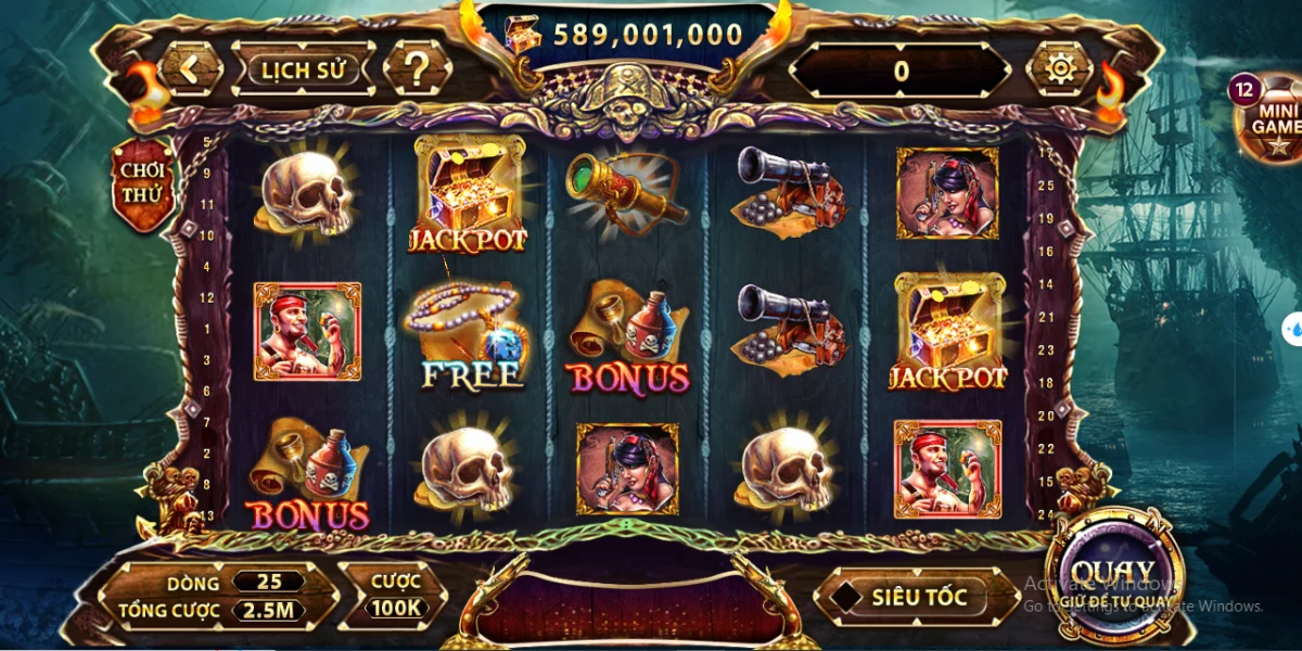 Kinh nghiệm quay hũ đỉnh cao game pirate King cổng game Sunwin